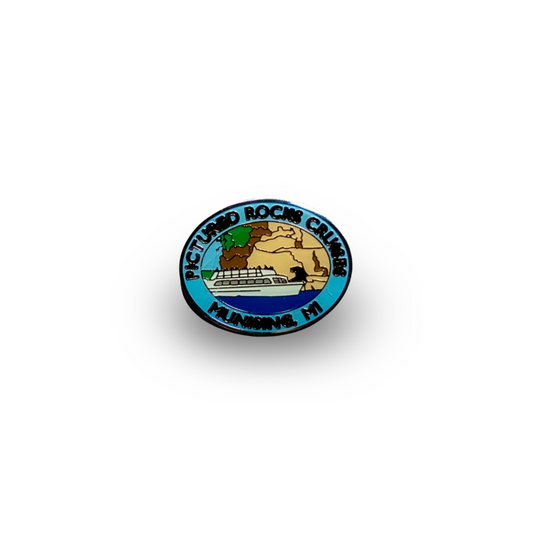 Pictured Rocks Cruises Munising MI Enamel Pin